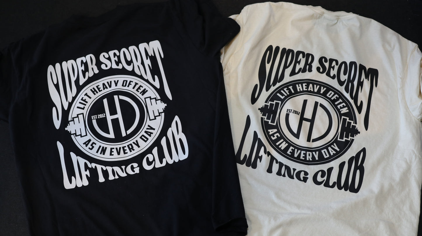 Dual - Pocket Super Secret Lifting Club T