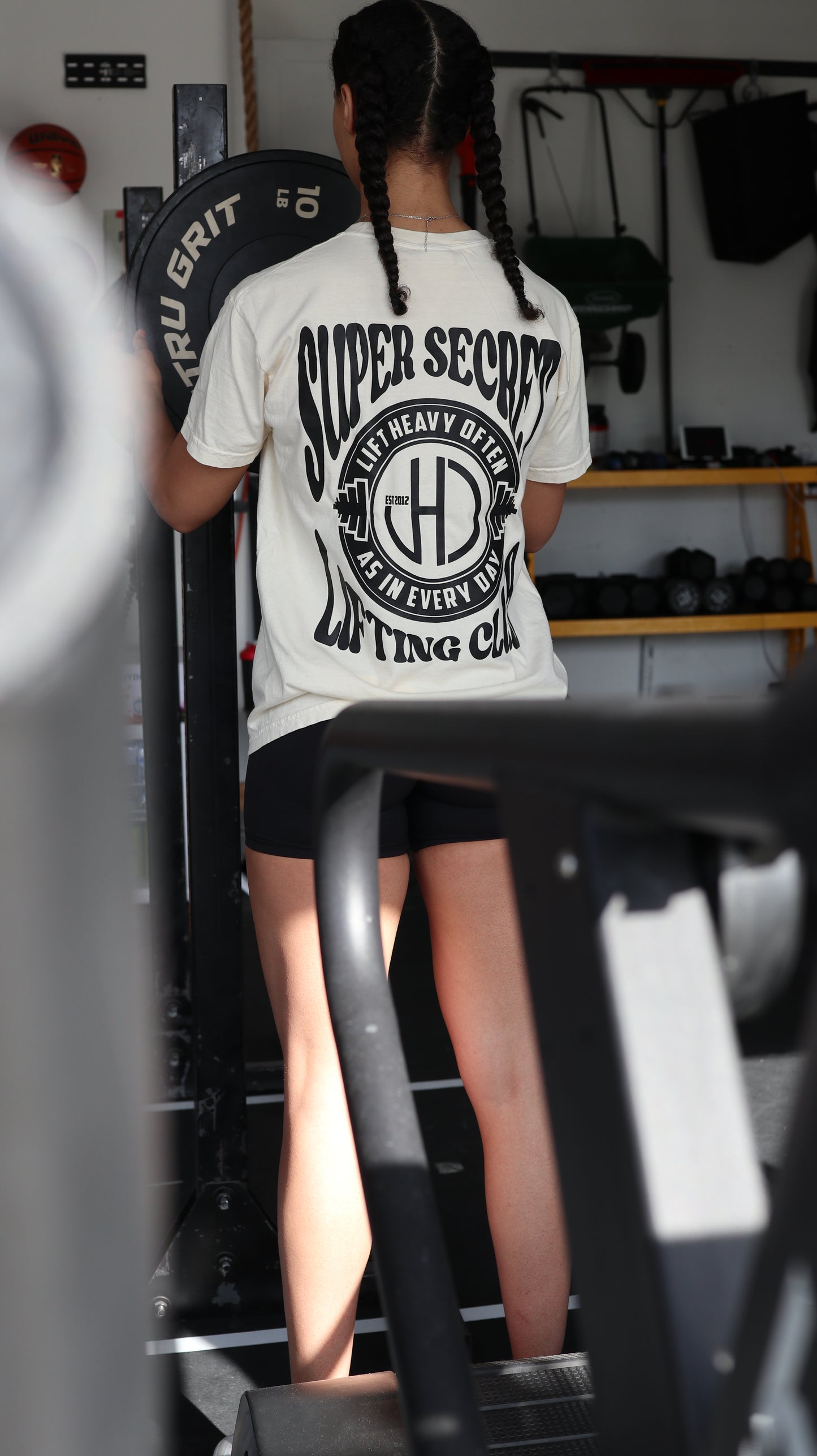 Dual - Pocket Super Secret Lifting Club T